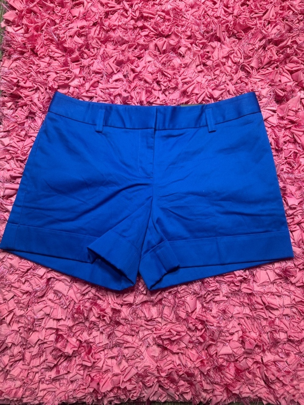 Express Royal Blue Cuffed Women's Shorts